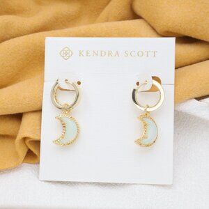 Kendra Scott Moon Collection. Gold Convertible Earrings